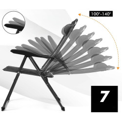 Набор садовых стульев Costway NP11454GR-2 (Grey) Thumb