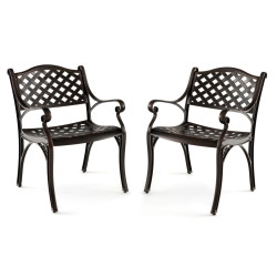 Набор садовых стульев Costway NP11468WN-2 (Bronze) Thumb