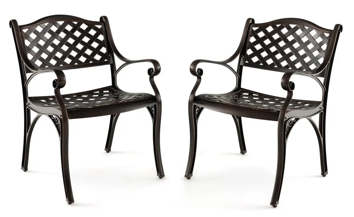 Набор садовых стульев Costway NP11468WN-2 (Bronze)