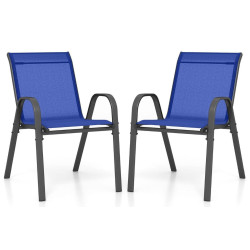 Набор садовых стульев Costway NP11595NY-2 (Blue) Thumb