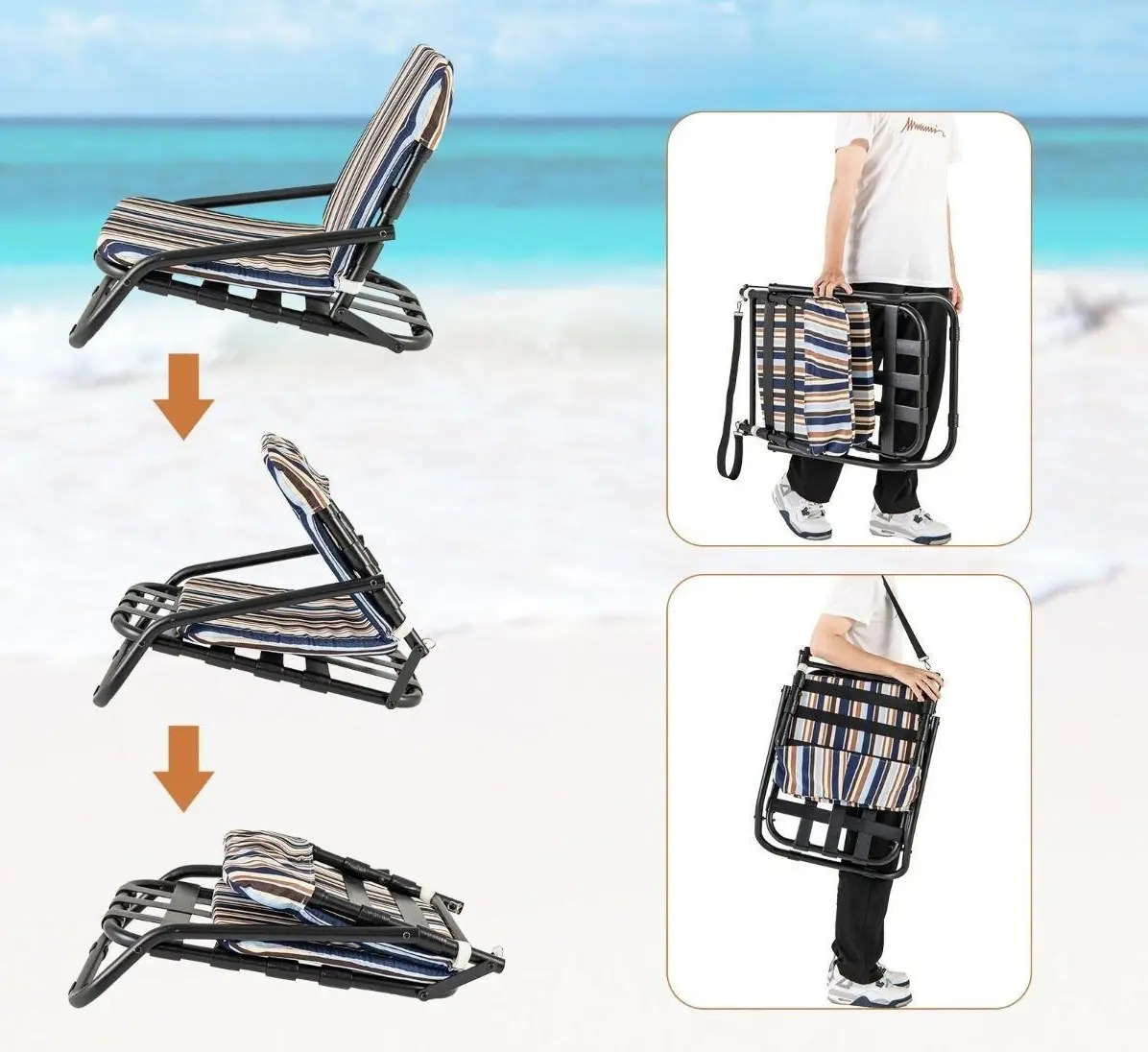 Набор садовых стульев Costway NP11604BL-2 (Blue)