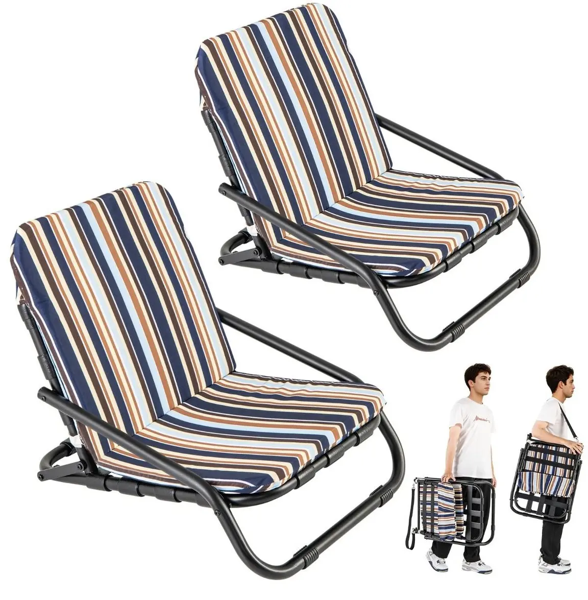 Набор садовых стульев Costway NP11604BL-2 (Blue)