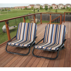 Набор садовых стульев Costway NP11604BL-2 (Blue)