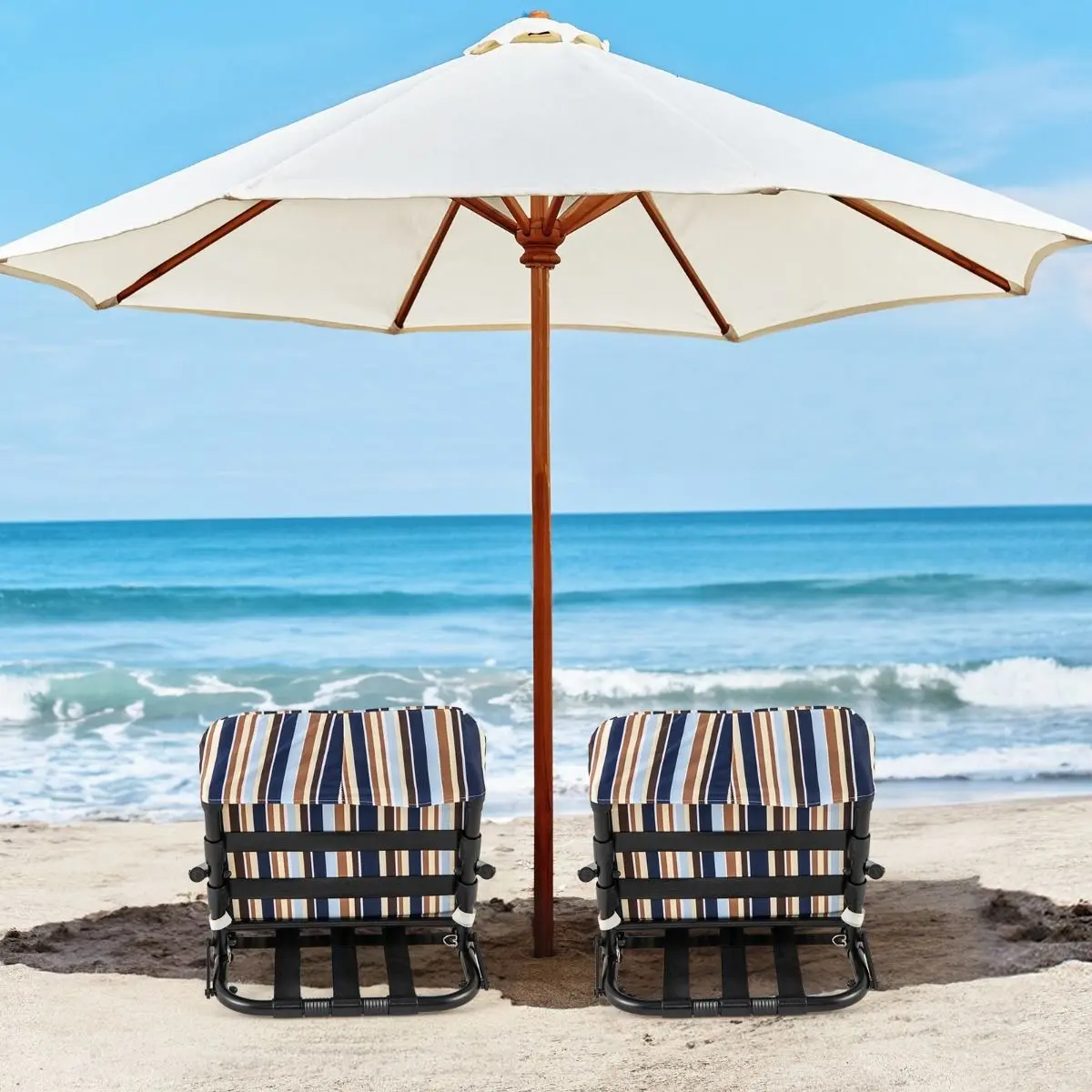 Набор садовых стульев Costway NP11604BL-2 (Blue)