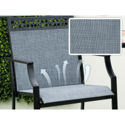 Набор садовых стульев Costway NP11630BL-2 (Blue) Thumb