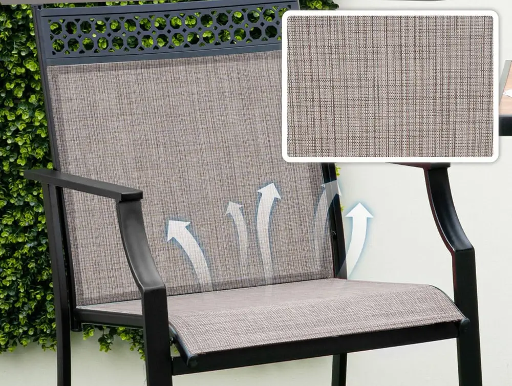 Набор садовых стульев Costway NP11630CF-2 (Grey)