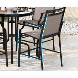 Набор садовых стульев Costway NP11630CF-2 (Grey) Thumb