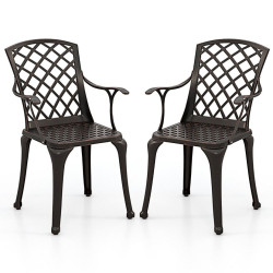 Набор садовых стульев Costway NP12037CP-2 (Black) Thumb