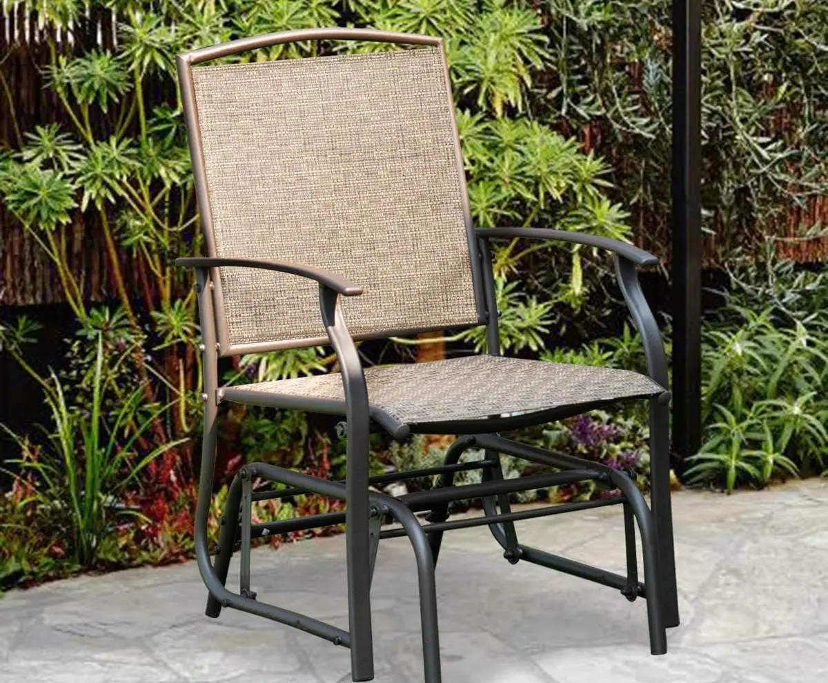 Set scaune de gradina Costway OP3906 9 (Brown)