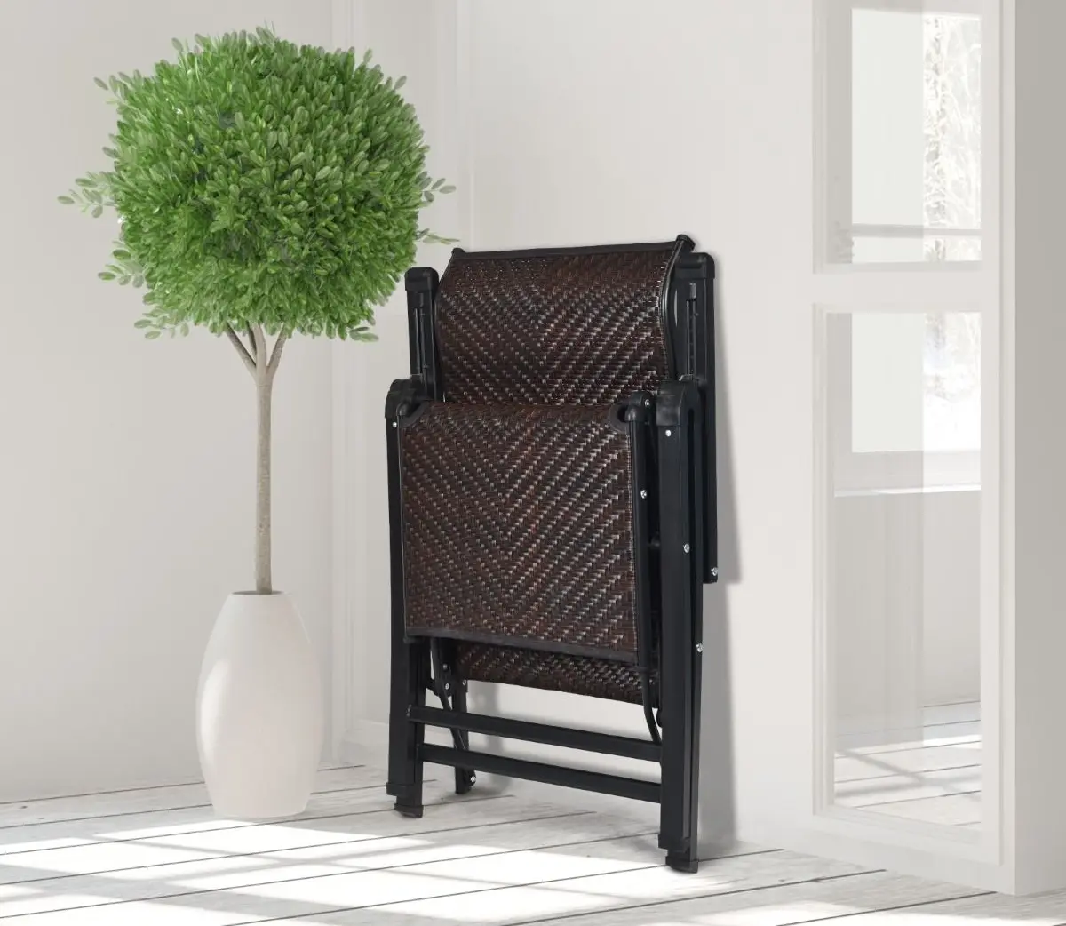 Set de sezlonguri Costway NP11386-2 (Brown)