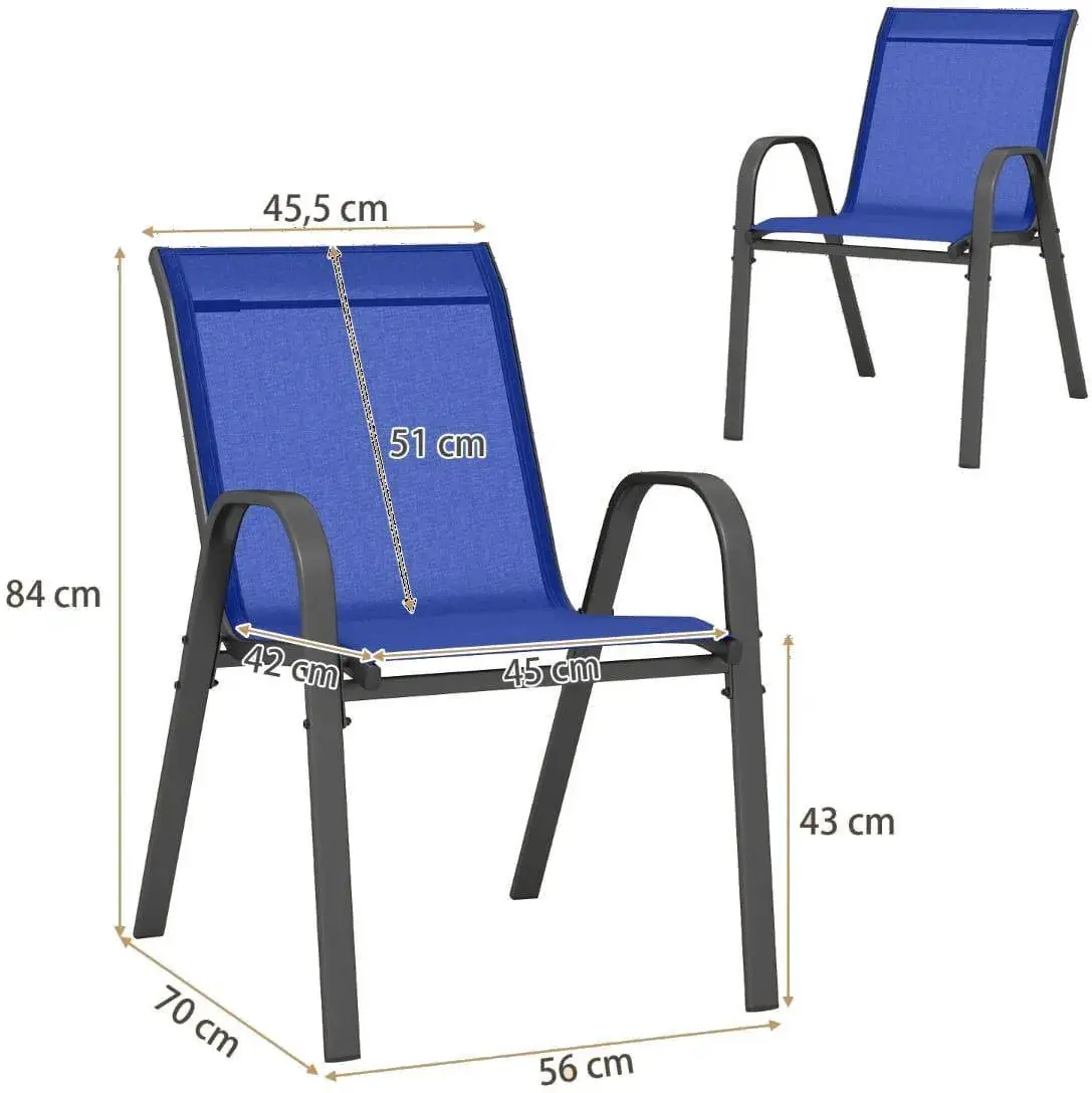 Наборы садовой мебели Costway NP11596NY-4 (Blue)