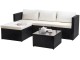 Set mobilier de gradina DeHome MG660 (Black/White)