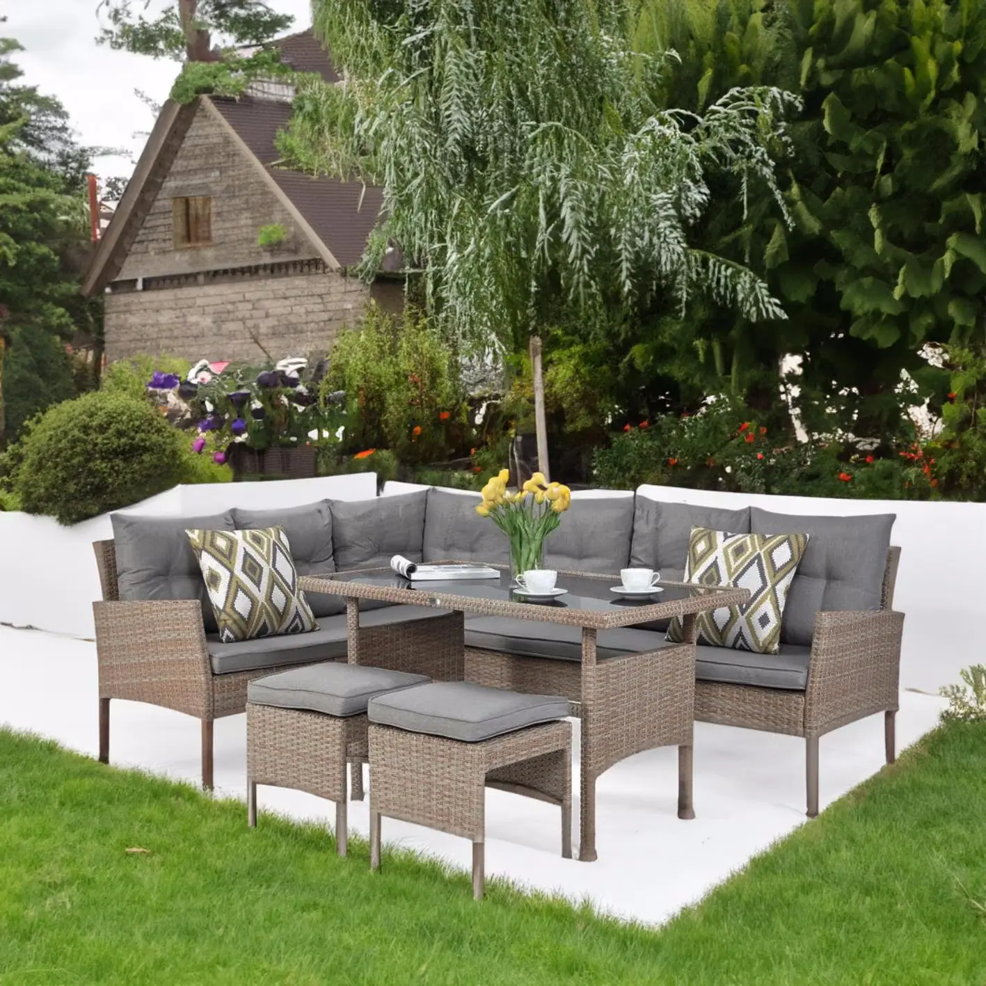 Комплект садовой мебели DeHome MG790 (Cofee) - 2