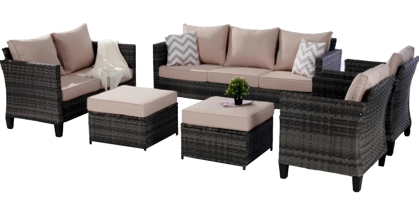 Комплект садовой мебели DeHome Zafir MG1500G (Grey)