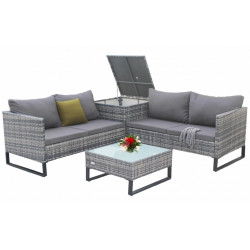 Set mobilier de gradina DeHome Zafir MG631G (Grey) Thumb