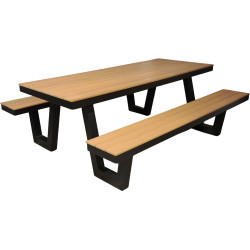 Set mobilier de gradina DP ZFOG2301 (Natural/Black) Thumb