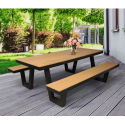 Комплект садовой мебели DP ZFOG2301 (Natural/Black)