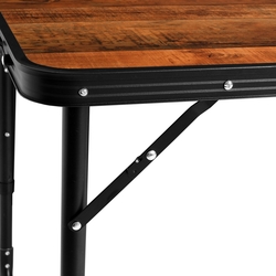 Set mobilier de gradina Ekspand Premium 120x60 (Wood/Black) Thumb