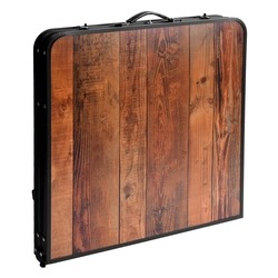 Set mobilier de gradina Ekspand Premium 120x60 (Wood/Black) Thumb