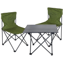 Set mobilier de gradina Enero Camp 1078199 (Green/Black) Thumb