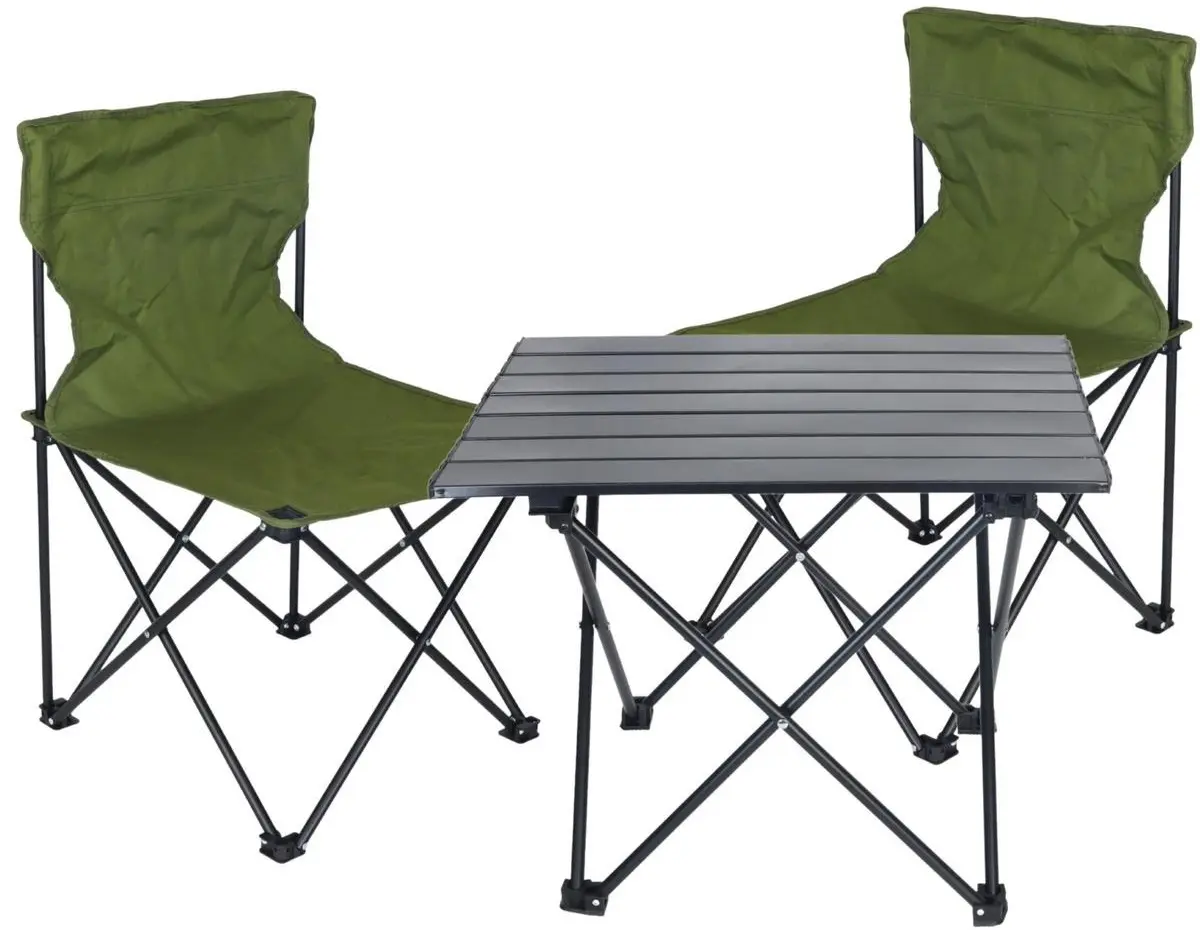 Set mobilier de gradina Enero Camp 1078199 (Green/Black) - 5