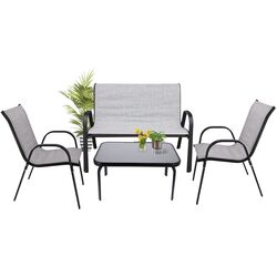 Set mobilier de gradina Jumi Fiesta (Black) Thumb