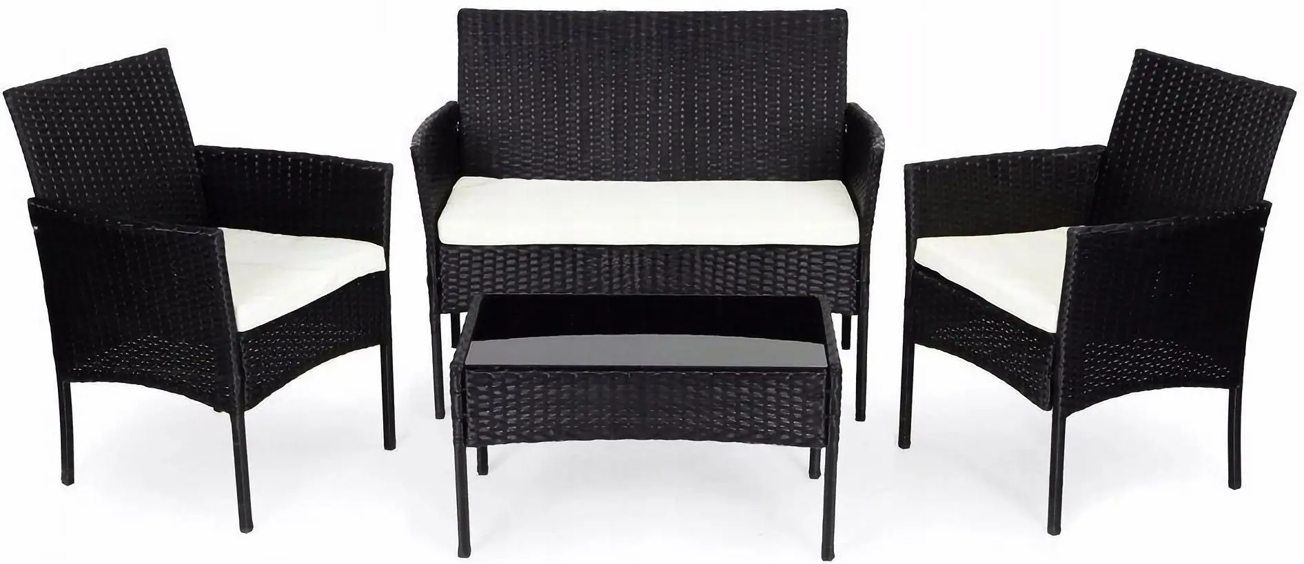 Комплект садовой мебели FunFit Garden 4143 (Black/Beige) - 2