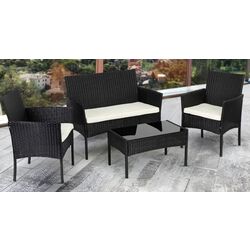 Комплект садовой мебели FunFit Garden 4143 (Black/Beige)