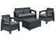 Set mobilier de gradina Funfit Corfu II Box (Graphite)