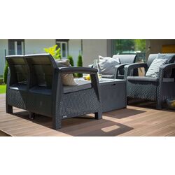 Set mobilier de gradina Keter Corfu II Box (Graphite) Thumb