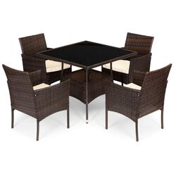 Set mobilier de gradina Nuforma Pregasio KJFR009 (Brown) Thumb