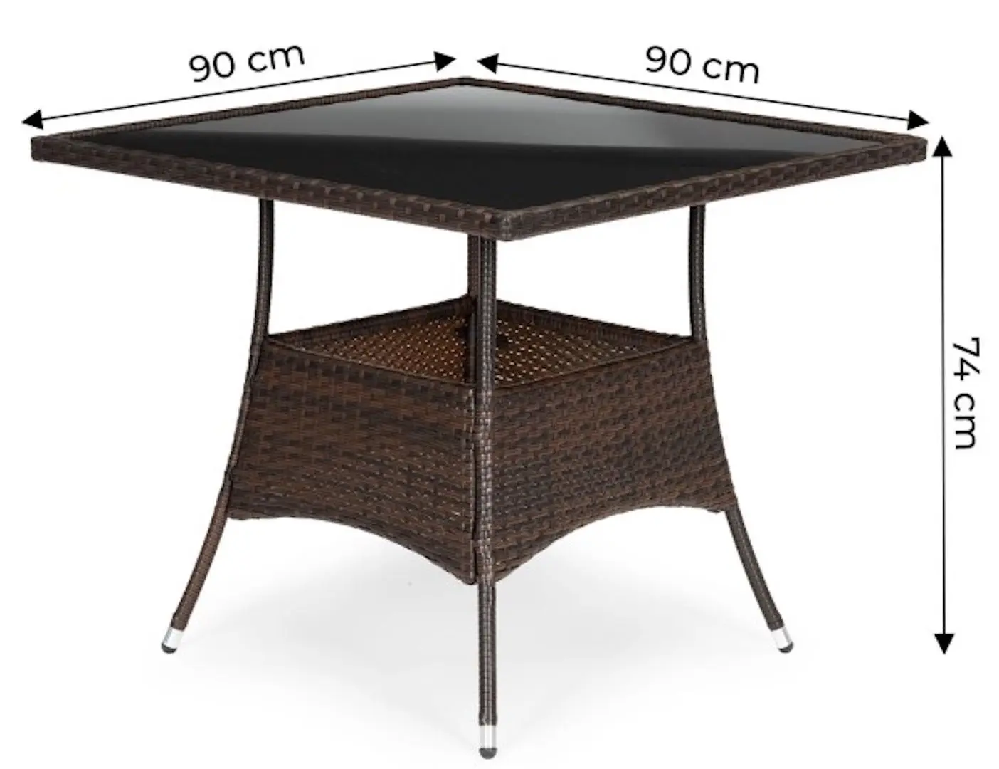 Set mobilier de gradina Nuforma Pregasio KJFR009 (Brown)