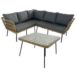 Set mobilier de gradina GardenLine ABI3354 (Brown/Grey) Thumb