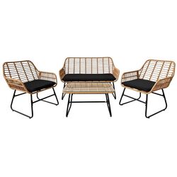 Set mobilier de gradina GardenLine ABI3415 (Light Brown/Black) Thumb
