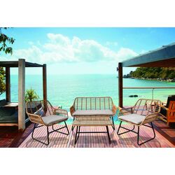 Set mobilier de gradina GardenLine ABI3422 (Light Brown/Black/Grey)