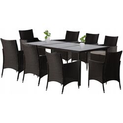 Set mobilier de grădină GardenLine ABI3654 (Brown/Beige) Thumb