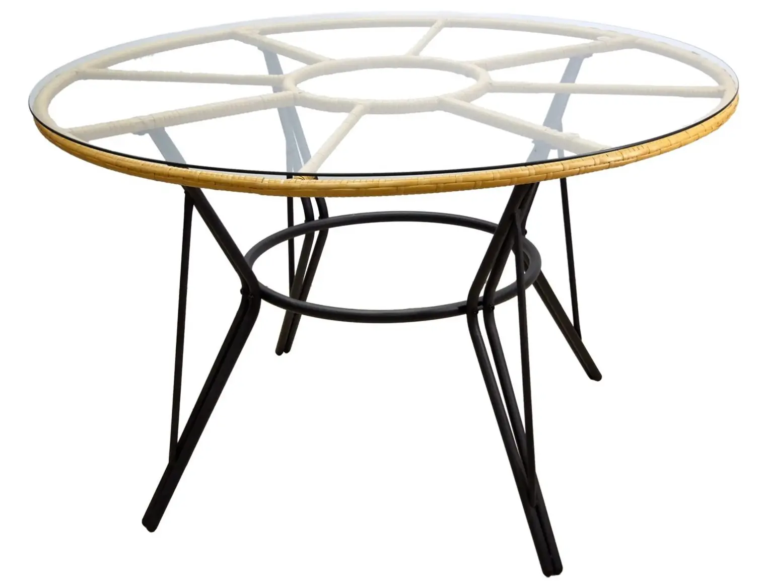 Set mobilier de gradina GardenLine ABI7503 (Black/Brown) - 3