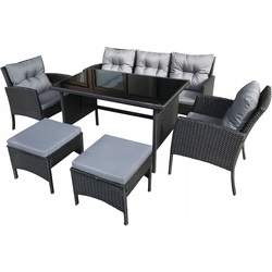 Set mobilier de gradina GardenLine ABI7541 (Black) Thumb