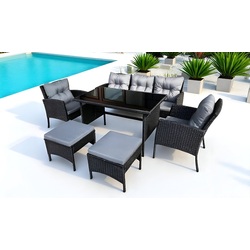 Set mobilier de gradina GardenLine ABI7541 (Black)