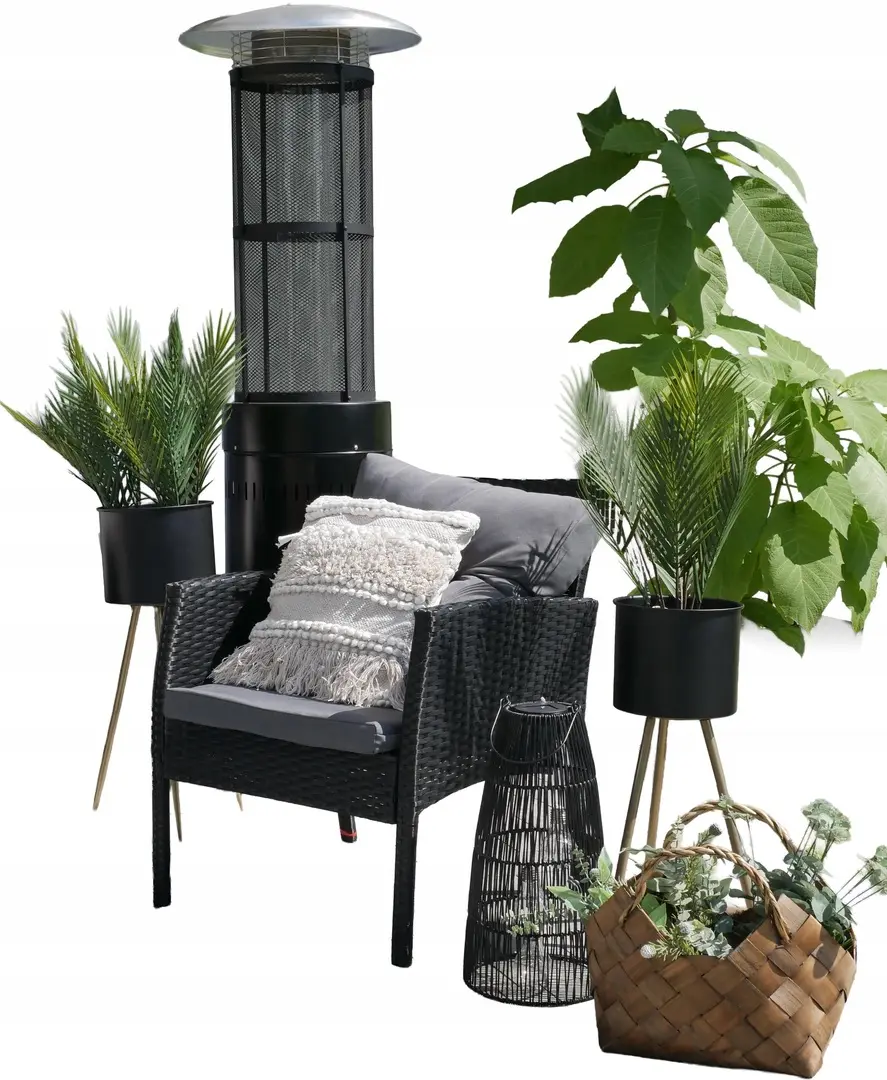 Set mobilier de gradina GardenLine ABI7541 (Black)