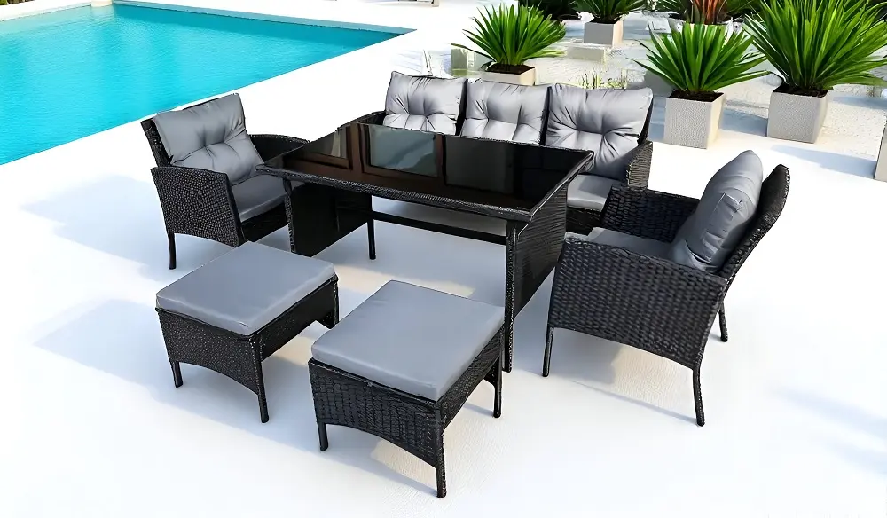 Set mobilier de gradina GardenLine ABI7541 (Black)