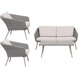 Set mobilier de gradina GardenLine ABI8175 (Grey) Thumb