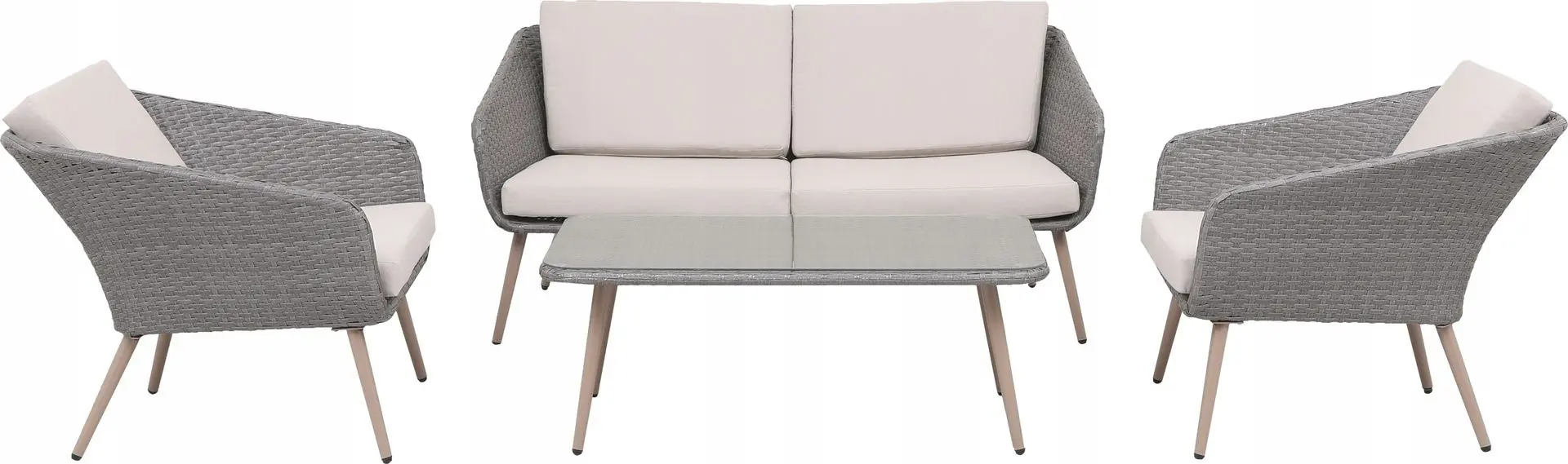 Set mobilier de gradina GardenLine ABI8175 (Grey) - 6