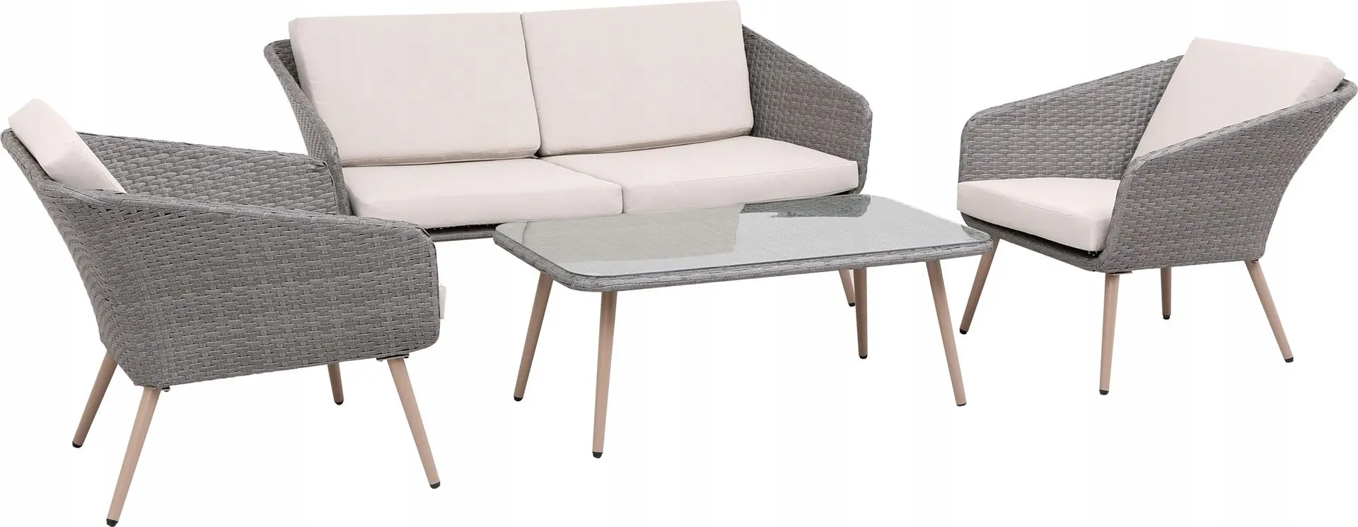 Set mobilier de gradina GardenLine ABI8175 (Grey) - 9