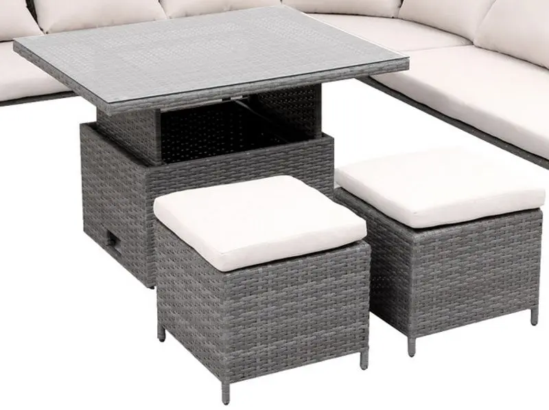 Set mobilier de gradina GardenLine ABI8182 (Grey/Cream) - 2
