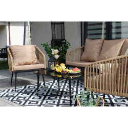 Set mobilier de gradina GardenLine ABI8517 (Beige) Thumb