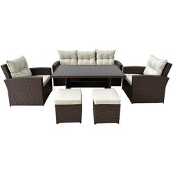 Комплект садовой мебели GardenLine ABI8805 (Brown/Beige) Thumb