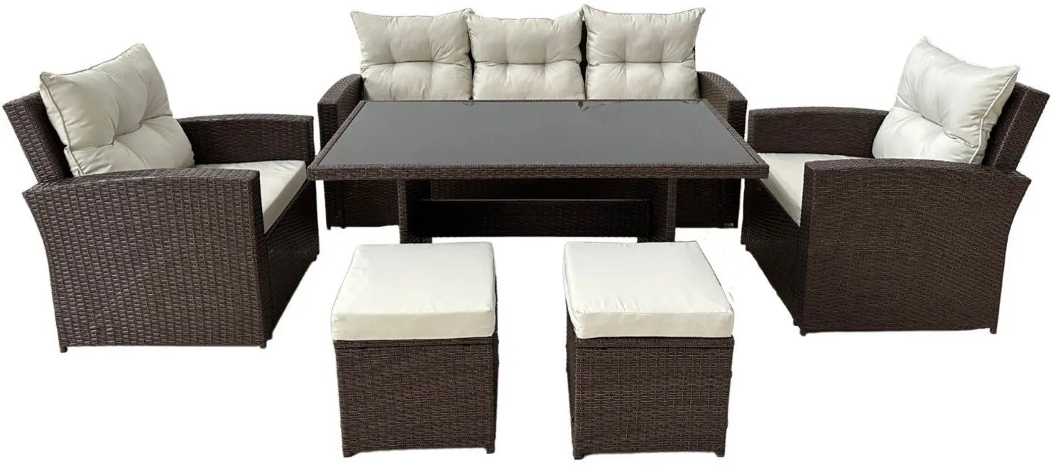 Комплект садовой мебели GardenLine ABI8805 (Brown/Beige) - 2