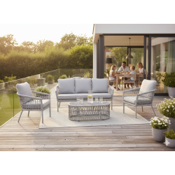 Set mobilier de gradina GardenLine ALF9439 (Grey) Thumb