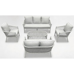Set mobilier de gradina GardenLine ALF9439 (Grey) Thumb
